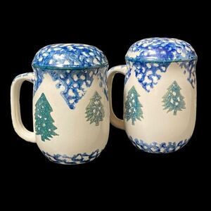 Cabin In The Snow Salt and Pepper Shakers